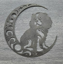 Cavalier King Charles "On The Moon" Metal Art