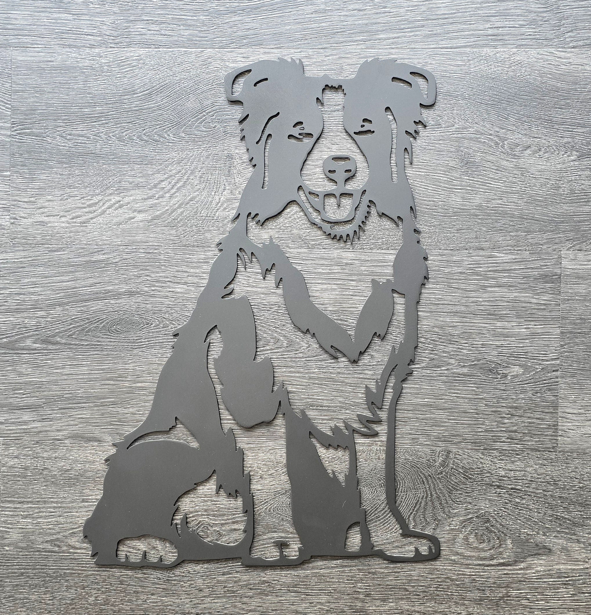 Border Collie #2 Metal Art