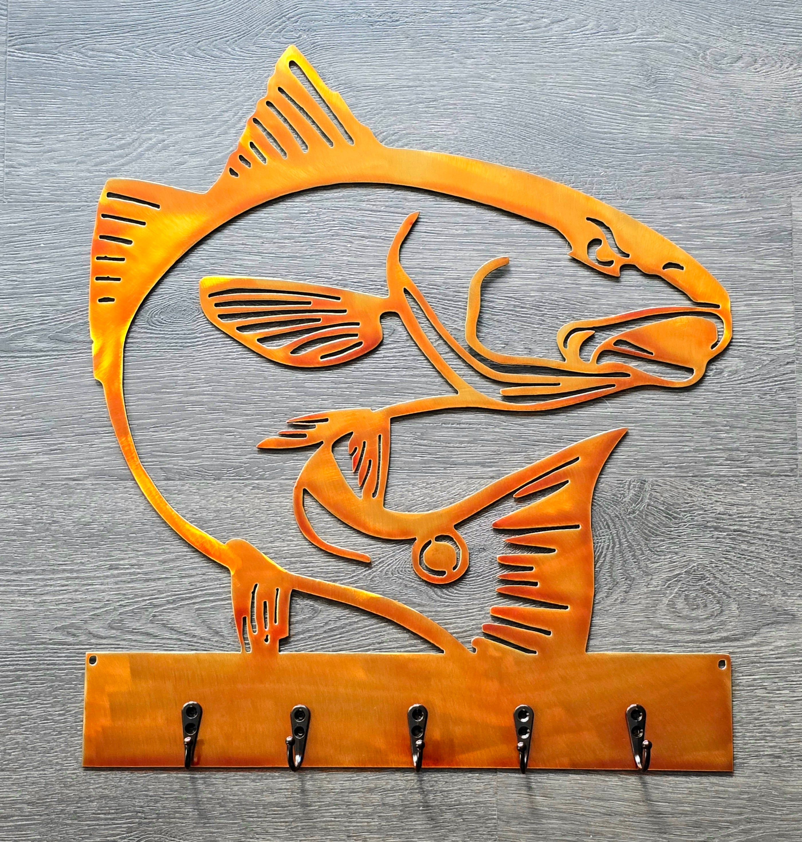 Redfish Key & Leash Hanger