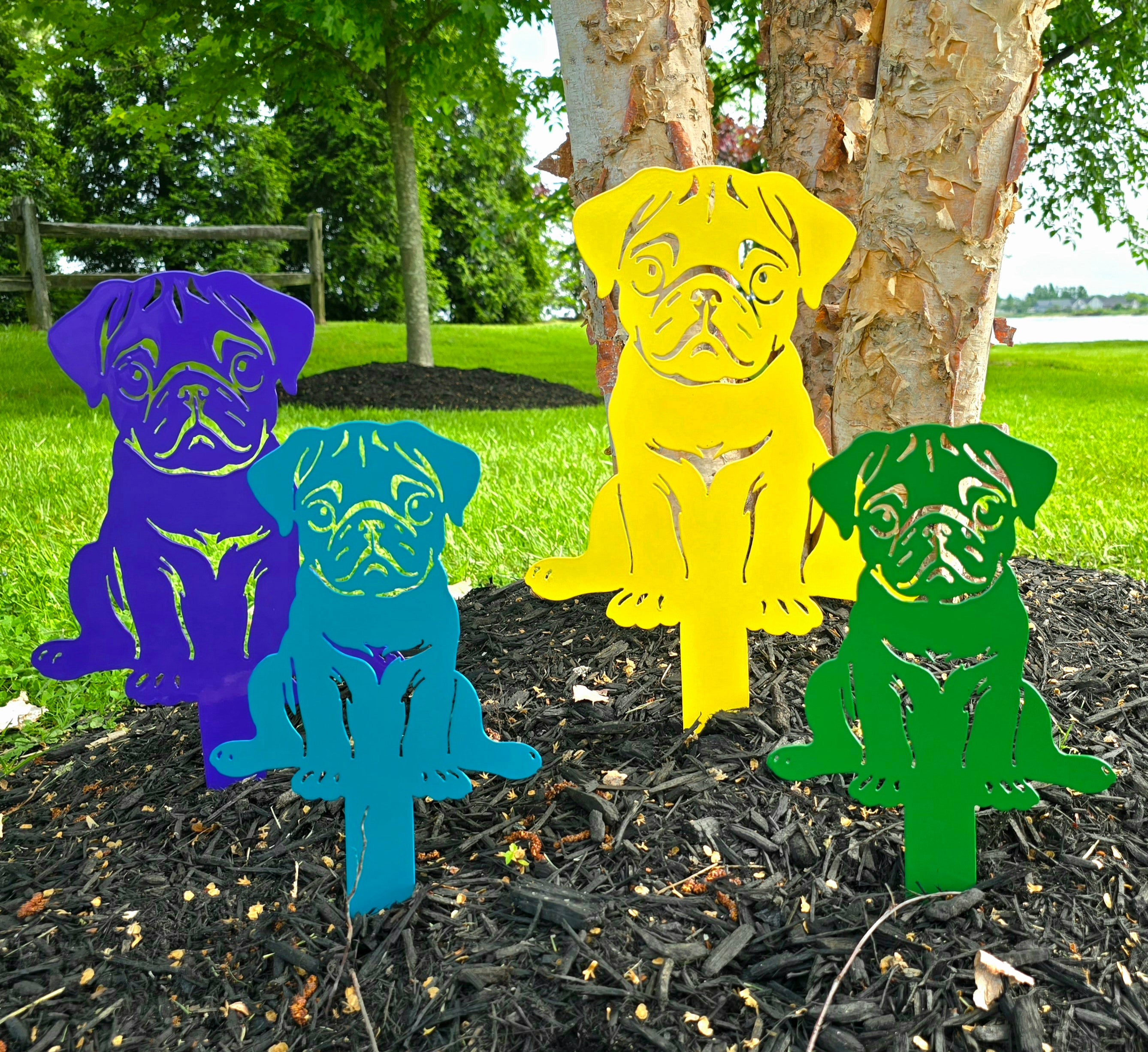 Pug #5 Lawn & Garden Stake