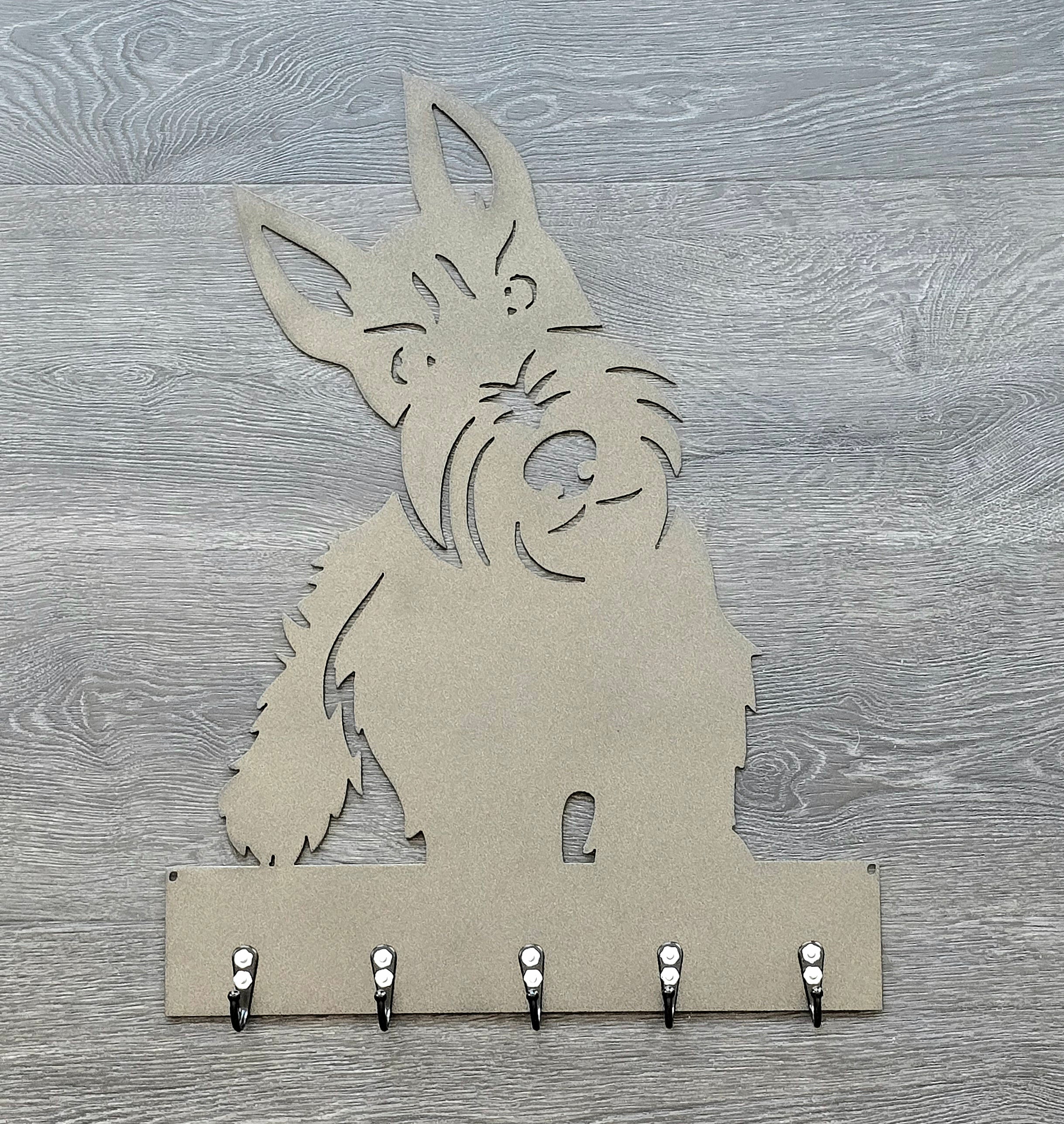 Scottish Terrier Key & Leash Hanger