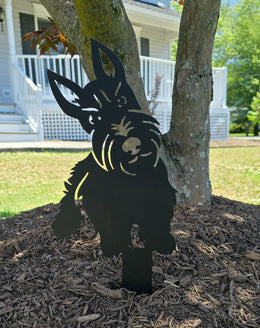 Scottish Terrier Garden Stake