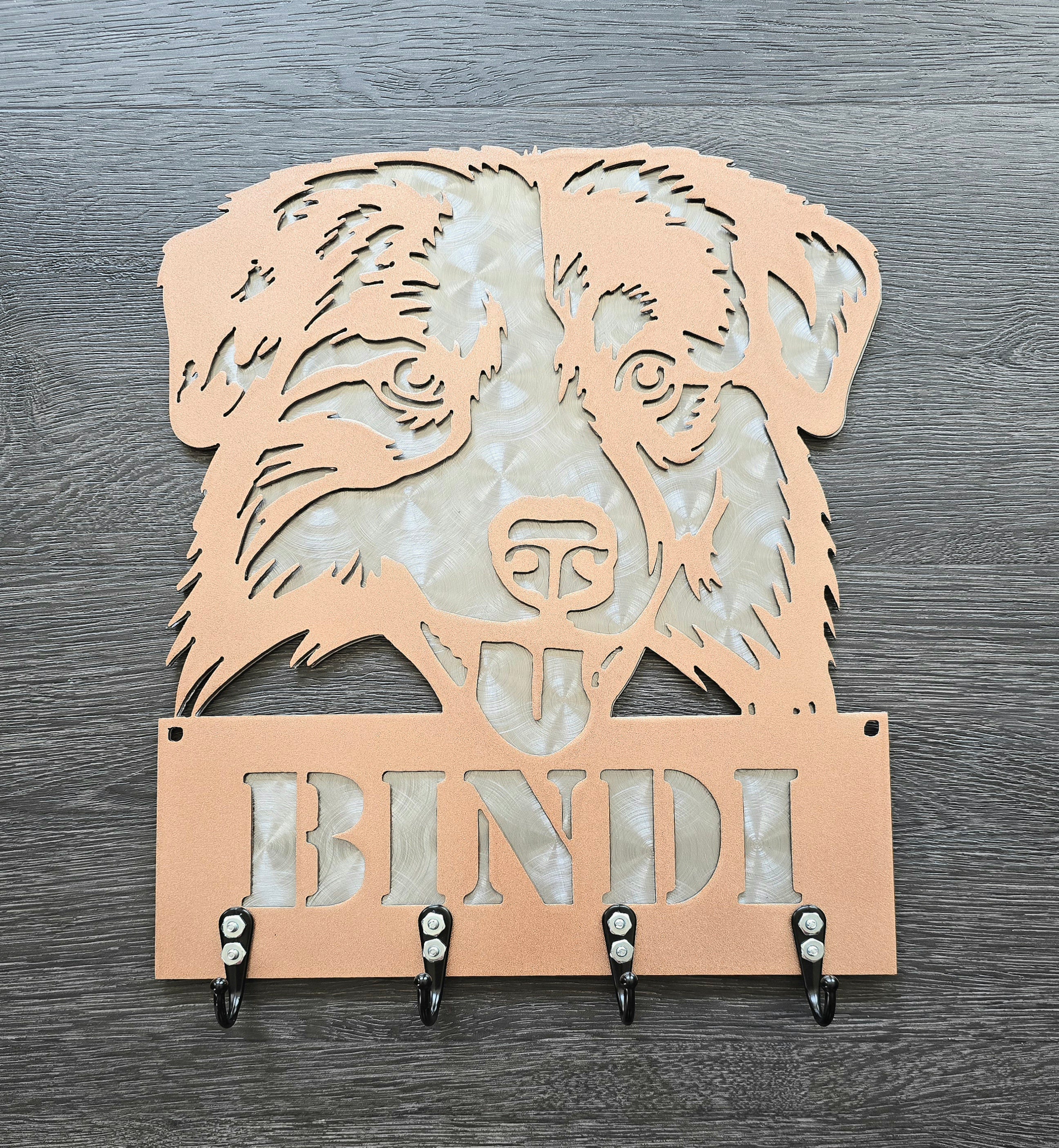 Australian Shepherd #1 Key & Leash Hanger