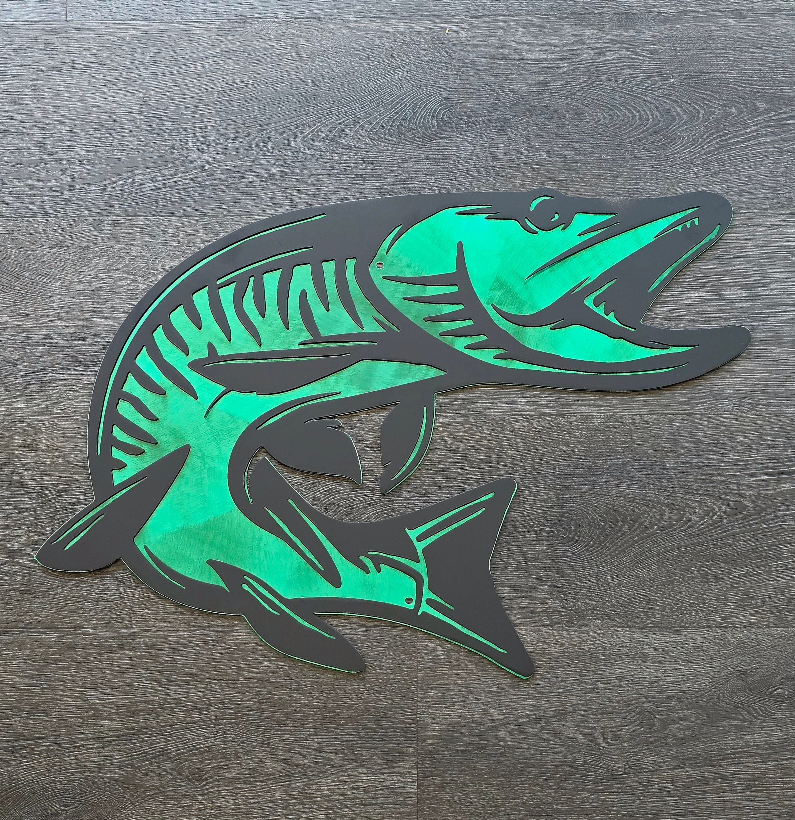 Muskie Metal Art