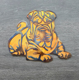 Shar Pei Metal Wall Art