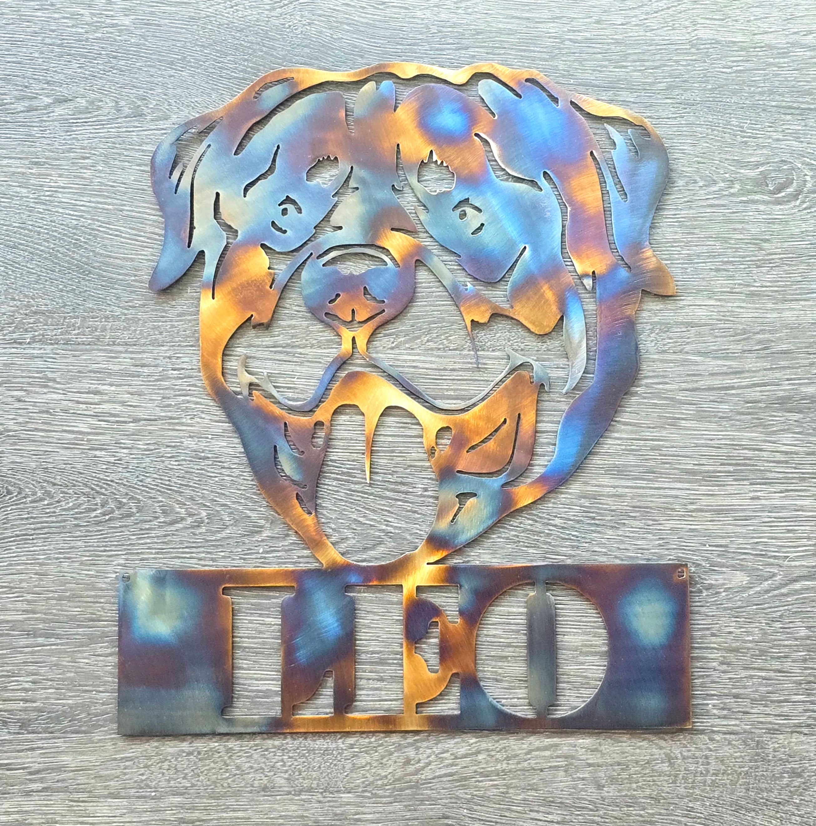 Rottweiler #3 Metal Art