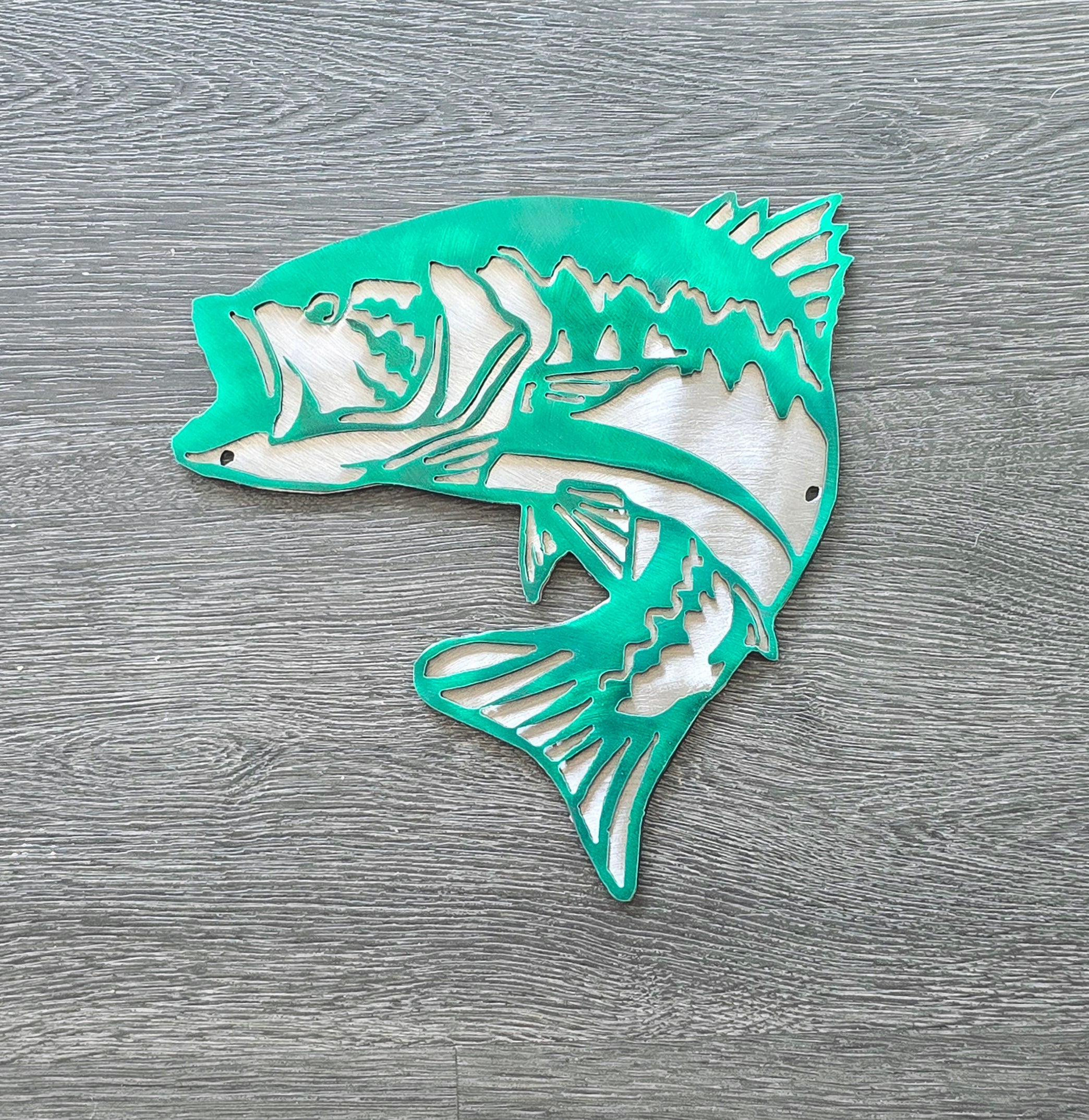 Largemouth Bass Metal Art