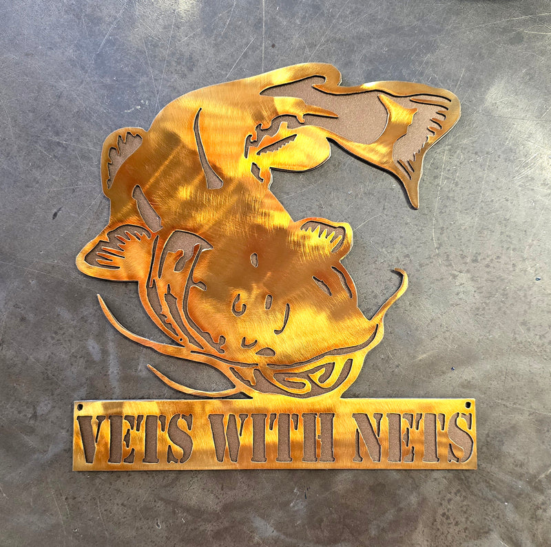 Flathead Catfish Metal Art