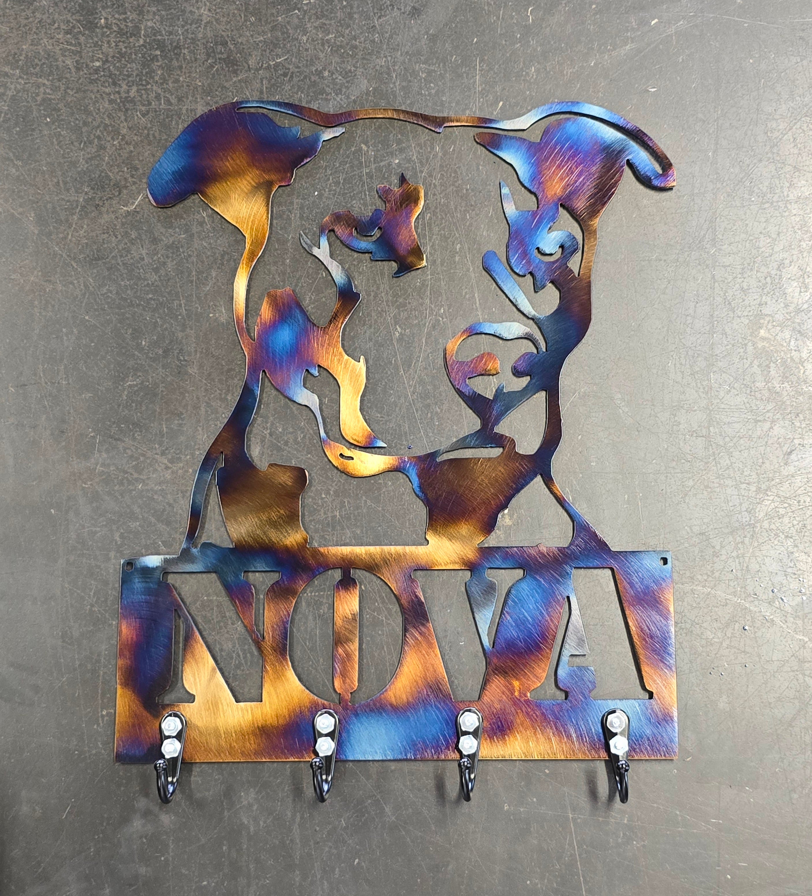 Pitbull #1 Key & Leash Hanger