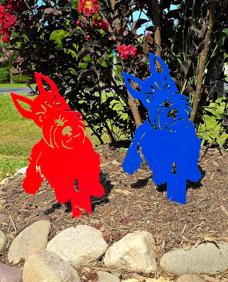 Scottish Terrier Garden Metal Art