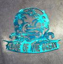 Stick Figure "Edge Of The Ocean" Metal Art