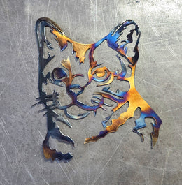 Cat Metal Wall Art