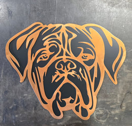 Dogue de Bordeaux Metal Wall Art