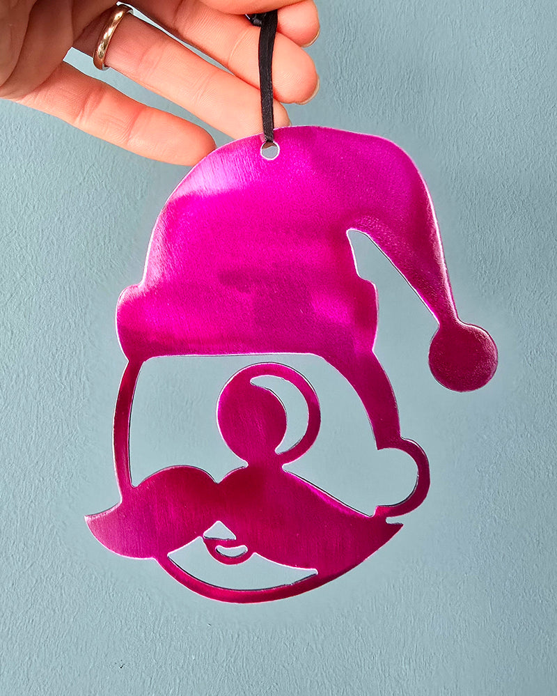 Natty Boh Santa Ornament-Ready to Ship!