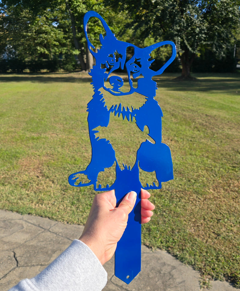 Corgi Yard Metal Art (Clearance Special)