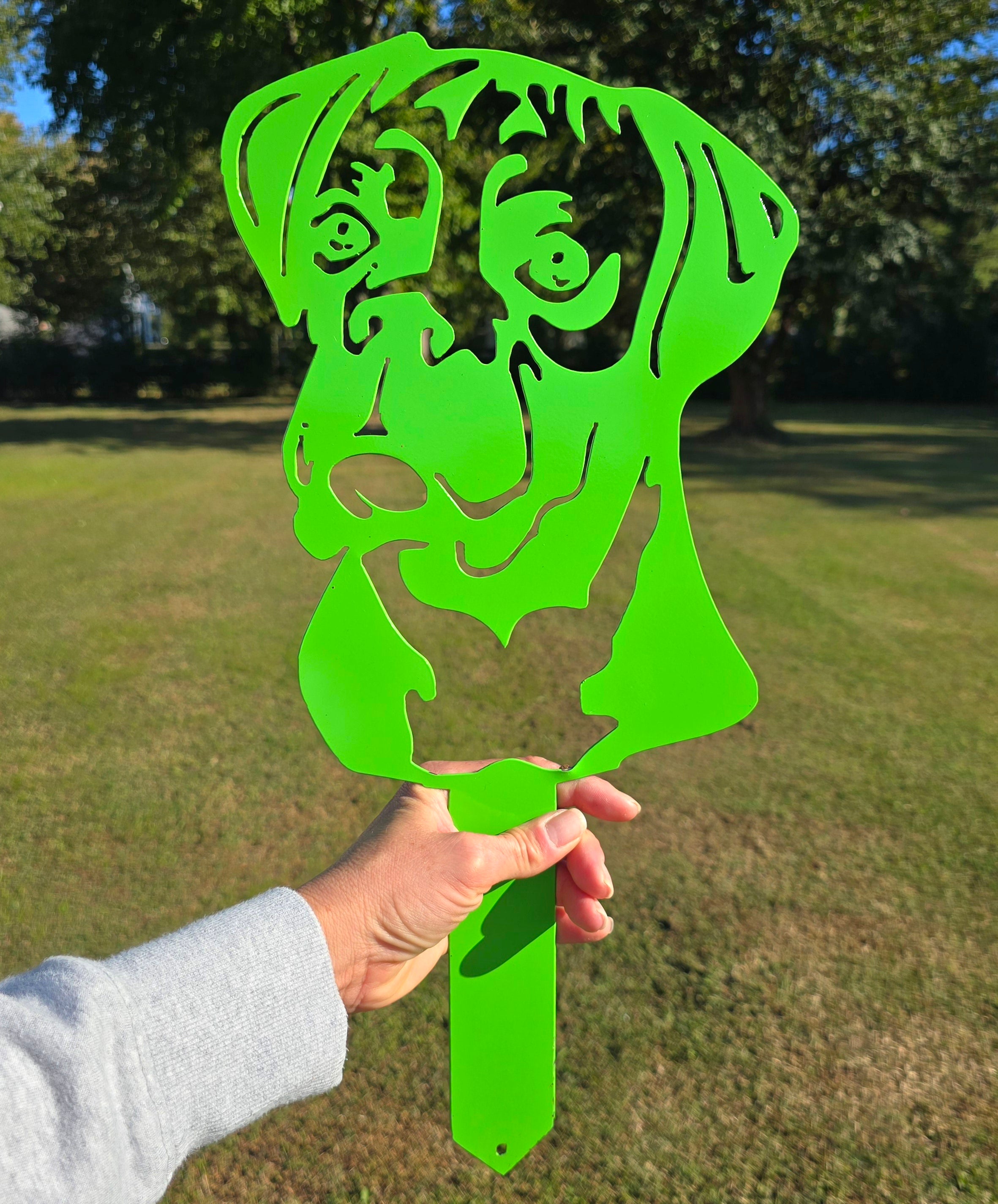 Boxer #1 Lawn & Garden Stake 👉In Stock!