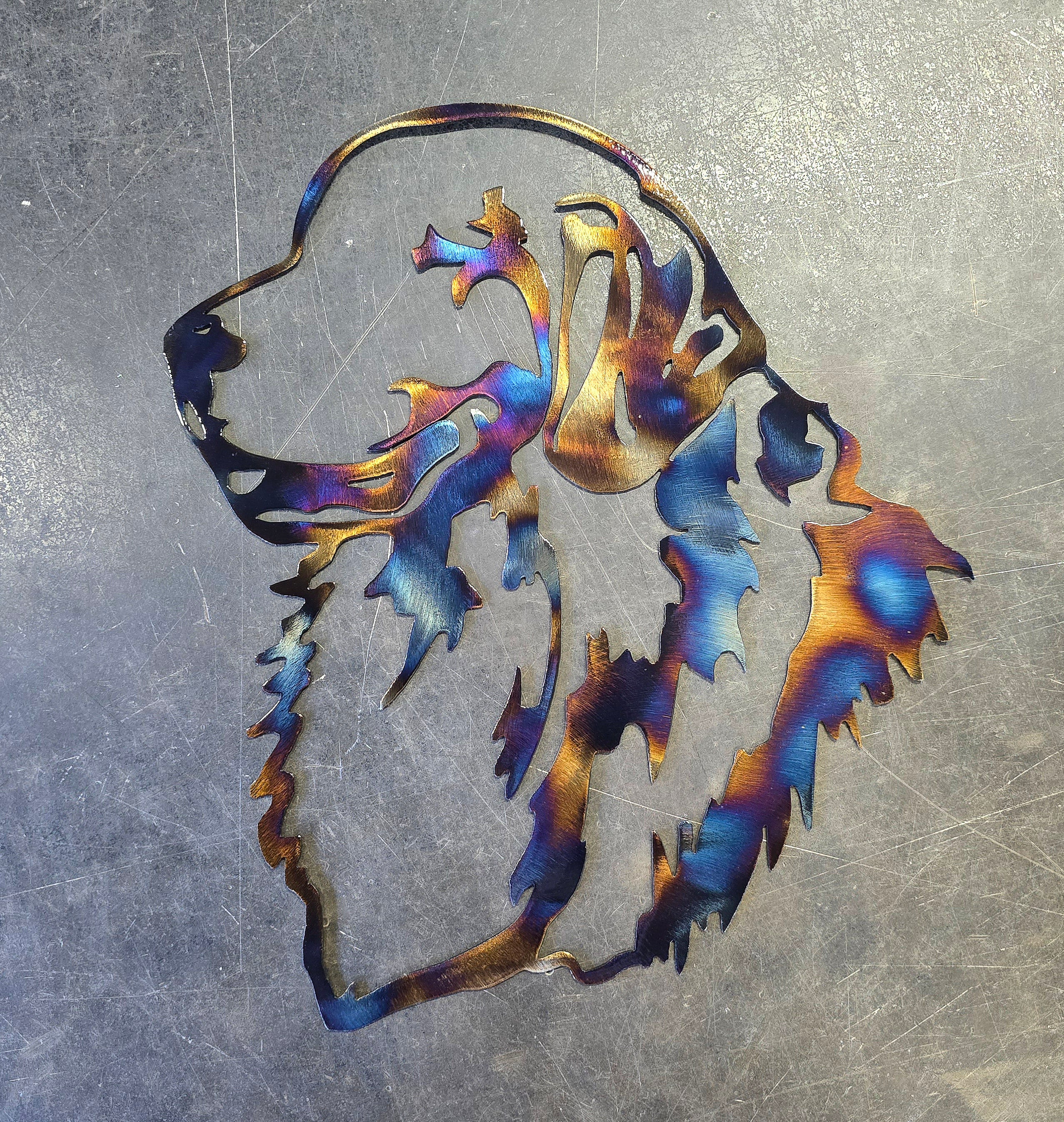 Golden Retriever #1 Metal Art