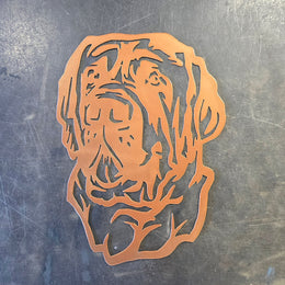 Mastiff Metal Wall Art