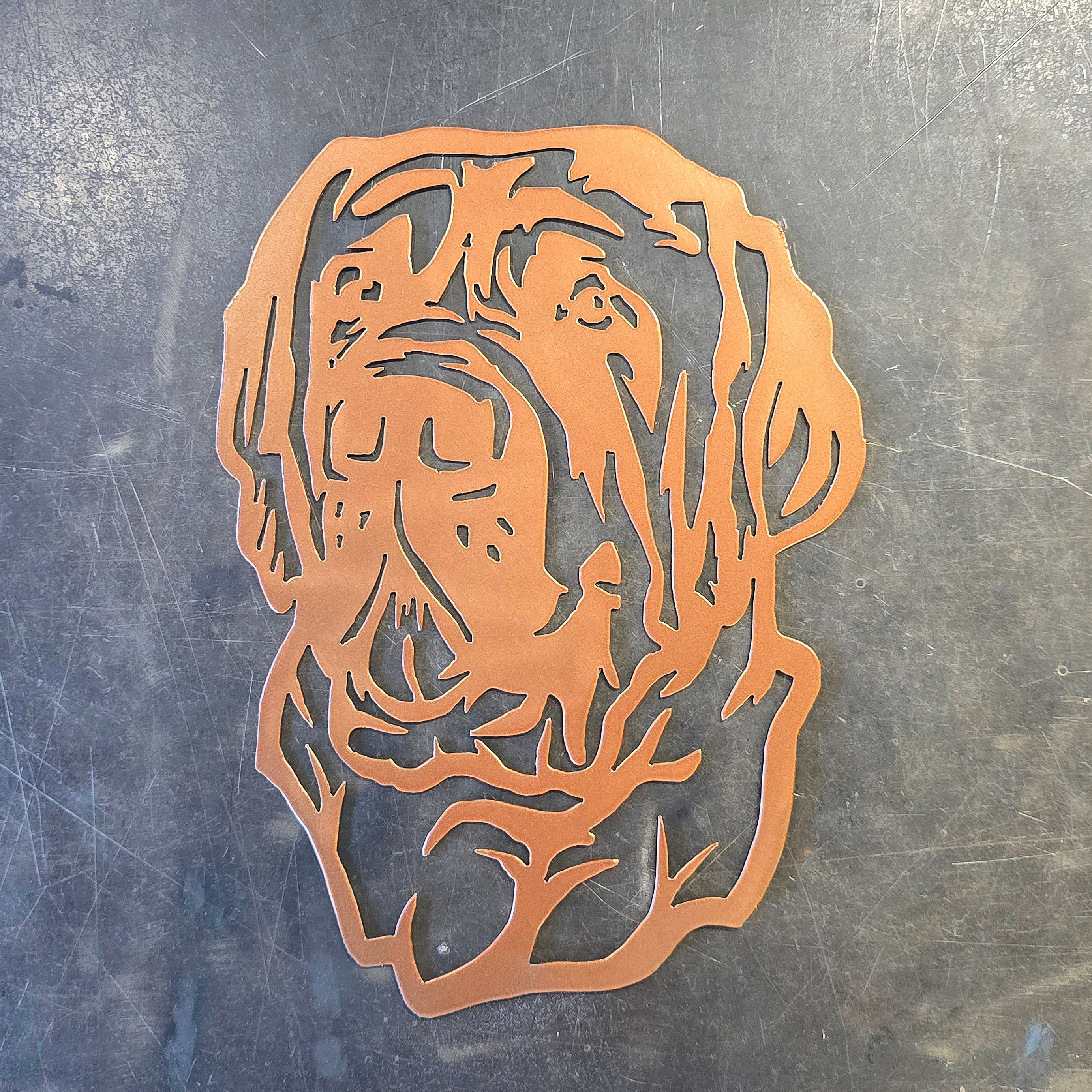 Mastiff #3 Metal Art