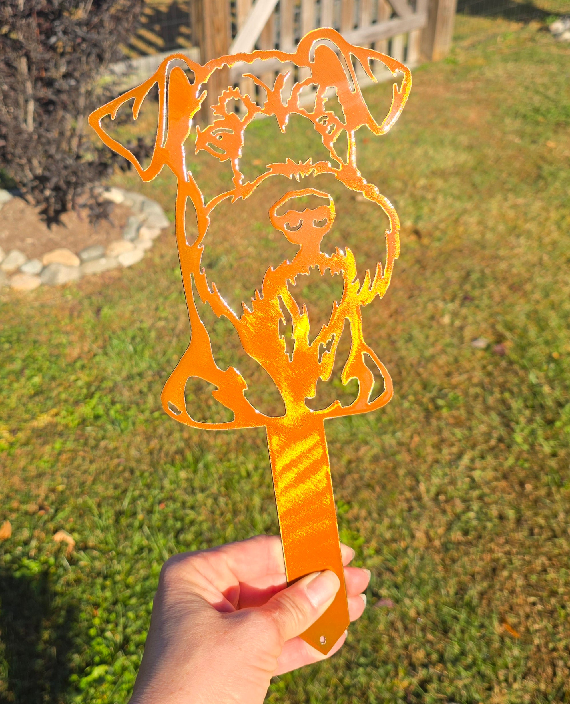 Airedale Terrier Lawn & Garden Stake