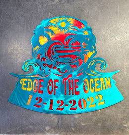 Edge Of The Ocean Metal Wall Art