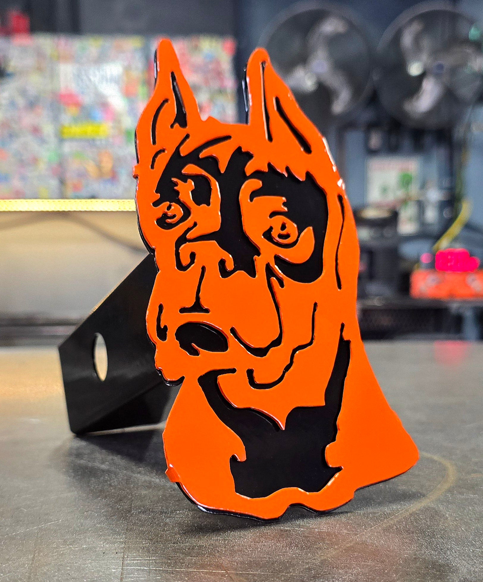 Orange & Gloss Black