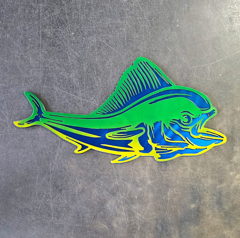 Mahi Mahi Metal Art