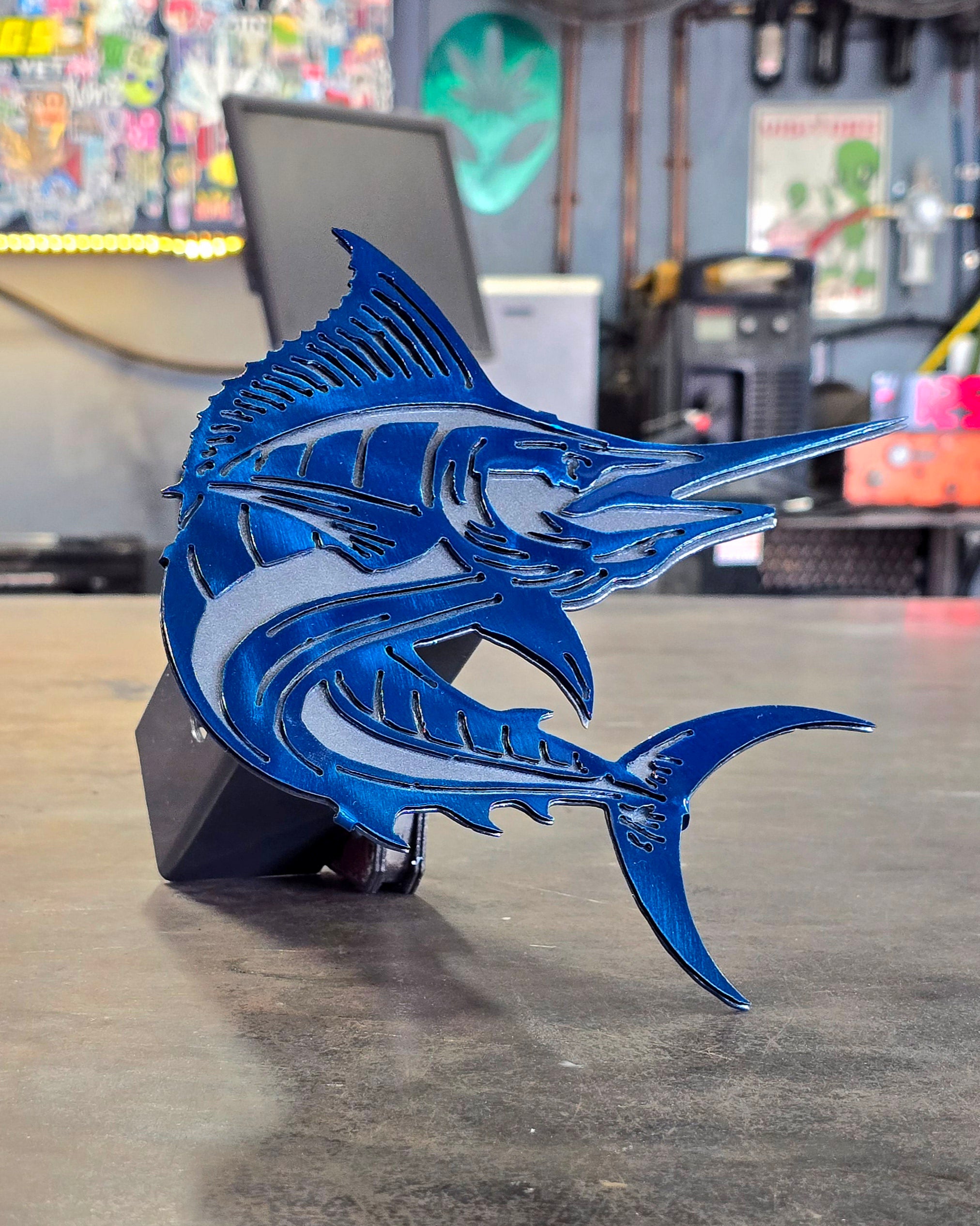 Blue Marlin #2 Hitch Cover