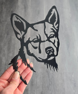 Australian Cattle Dog Metal Wall Art
