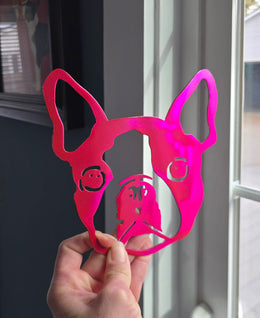 Boston Terrier Metal Wall Art