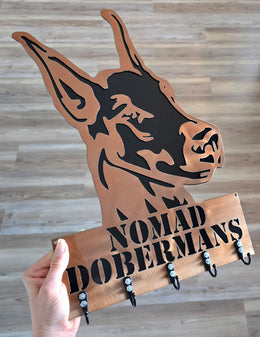 Doberman Pinscher Key & Leash Hanger