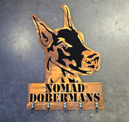 Doberman Pinscher Key & Leash Hanger