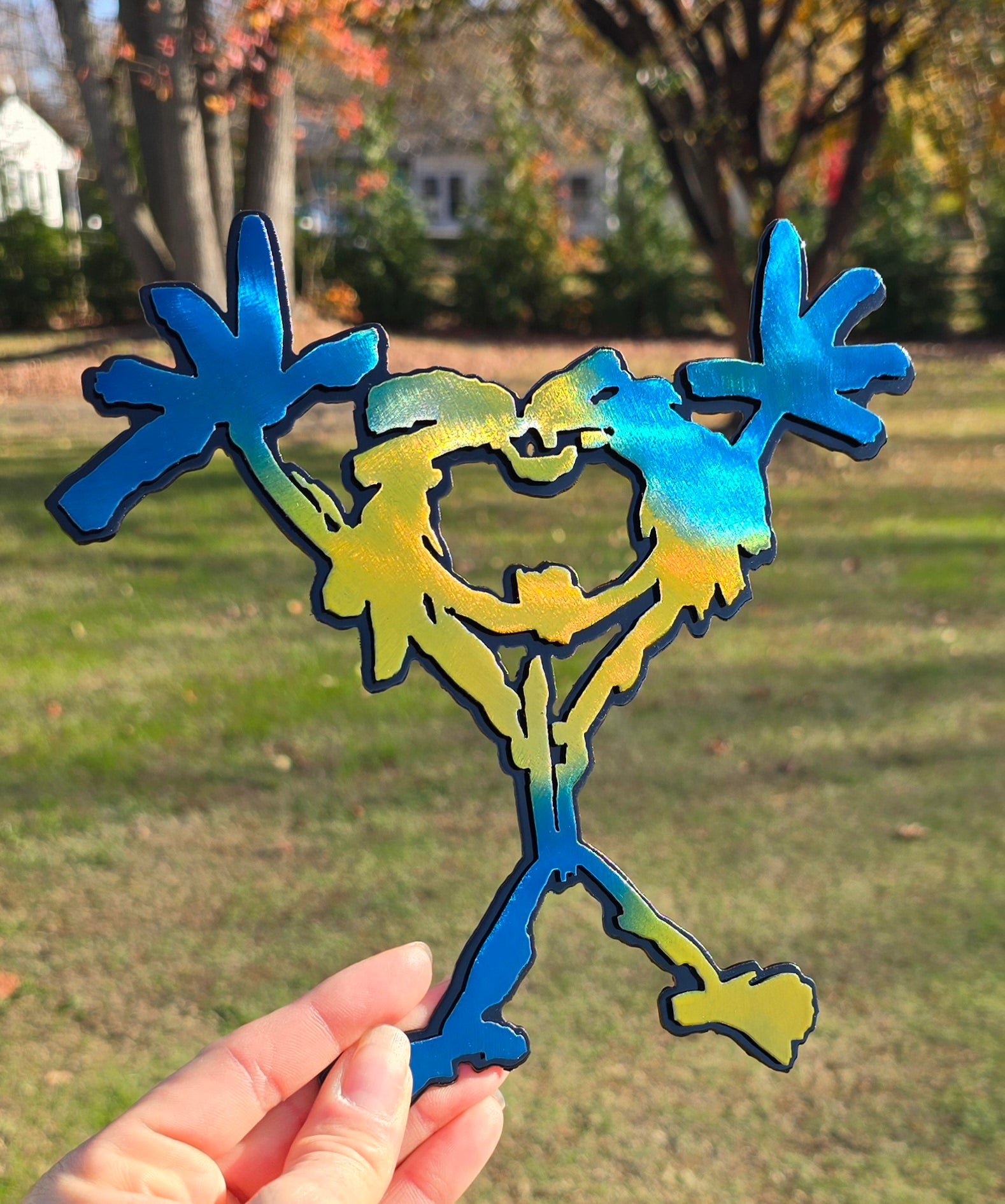 Pearl Jam "Stickman" Metal Art