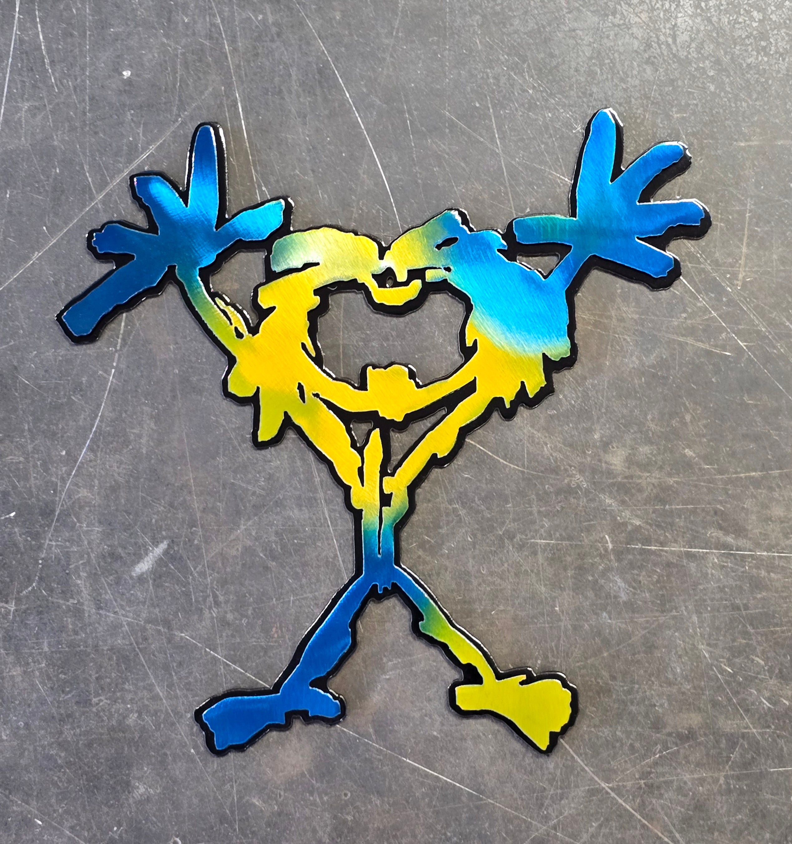 Pearl Jam "Stickman" Metal Art