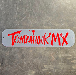 Tomahawk Mix lettering by Elite Metalworking