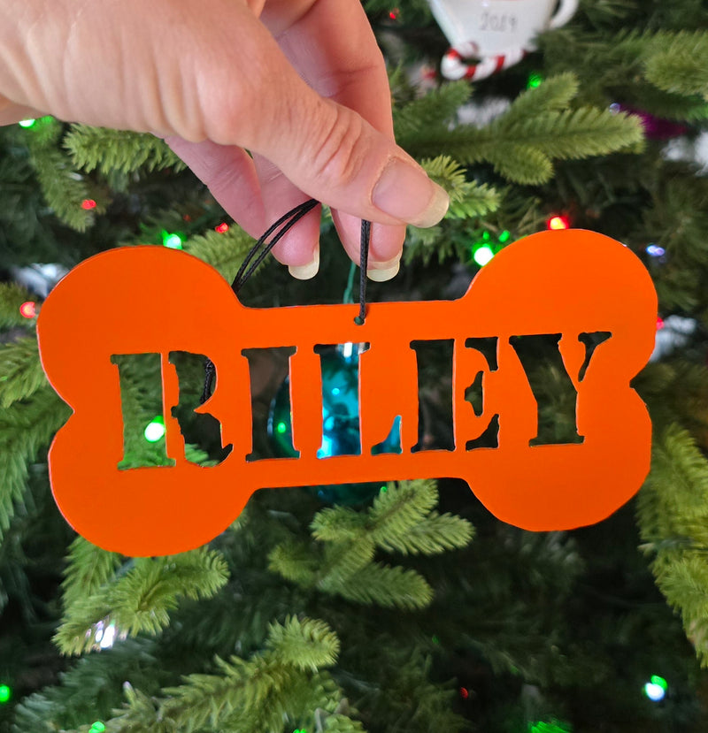 Dog Bone Personalized Ornament