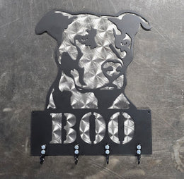 Pitbull Key & Leash Hanger
