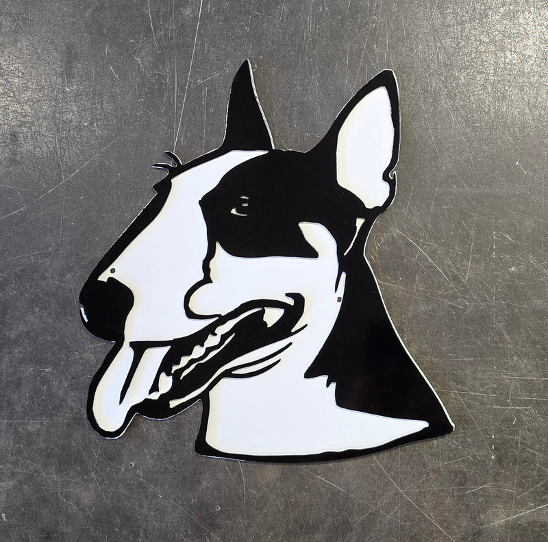 Bull Terrier Metal Art