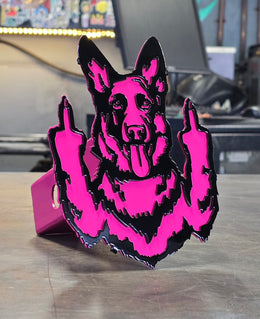 German Shepherd Metal Hitch Cover