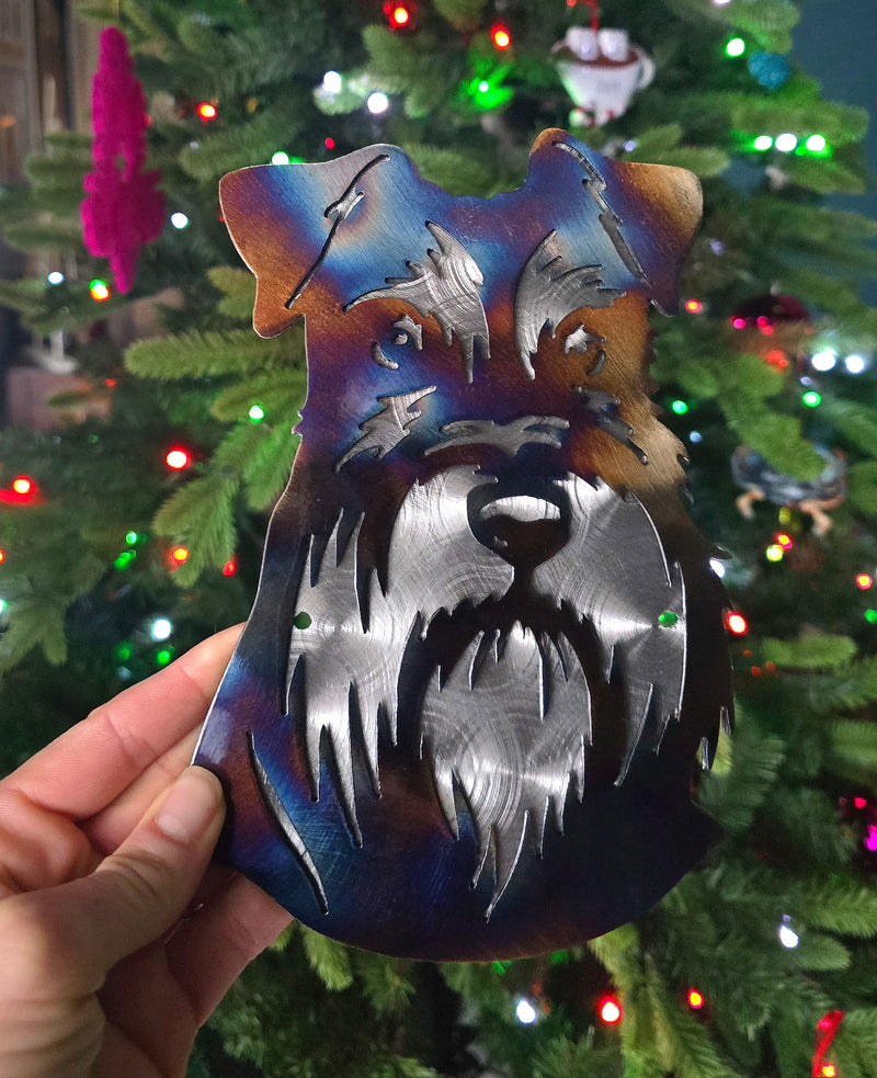 Schnauzer Metal Art