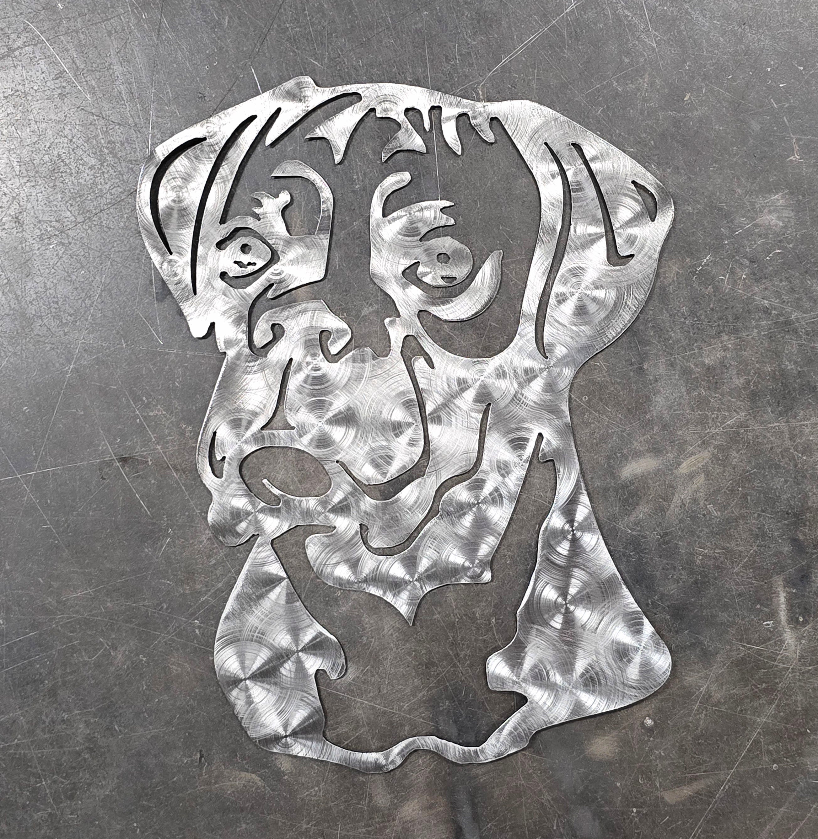 Boxer #1 Metal Art