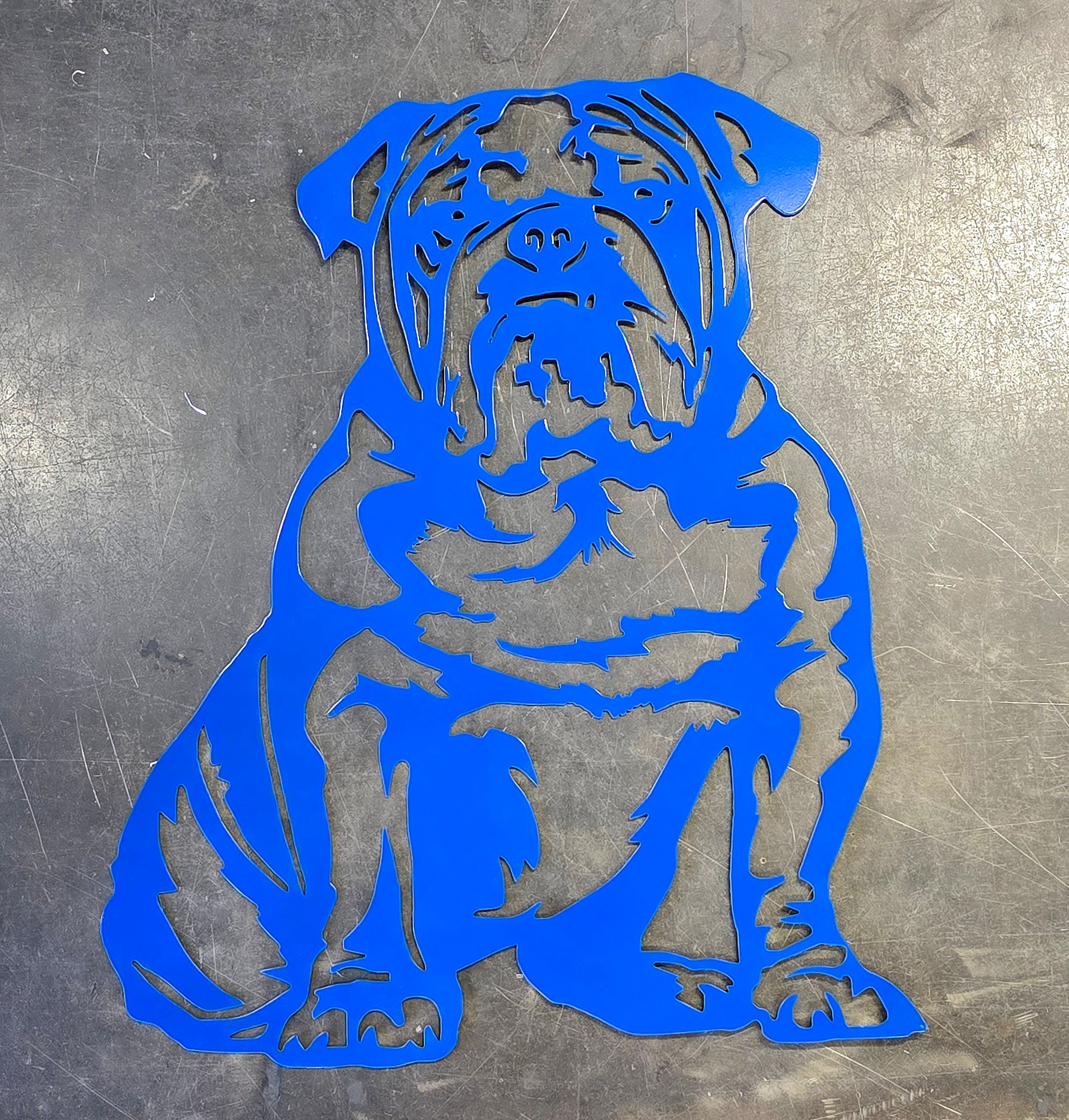 Bulldog #5 Metal Art