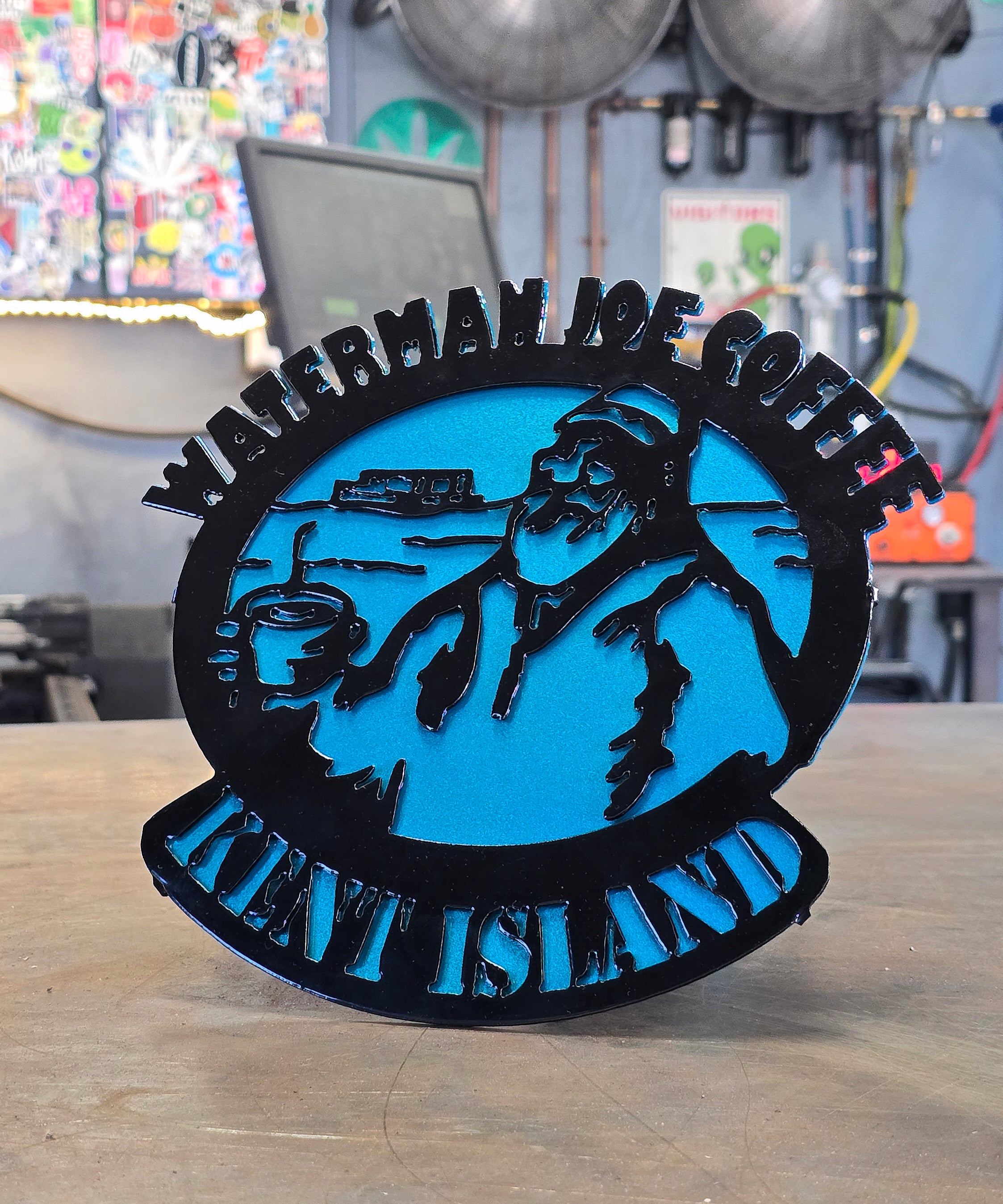 Custom Business Logo Metal Hitch Cover