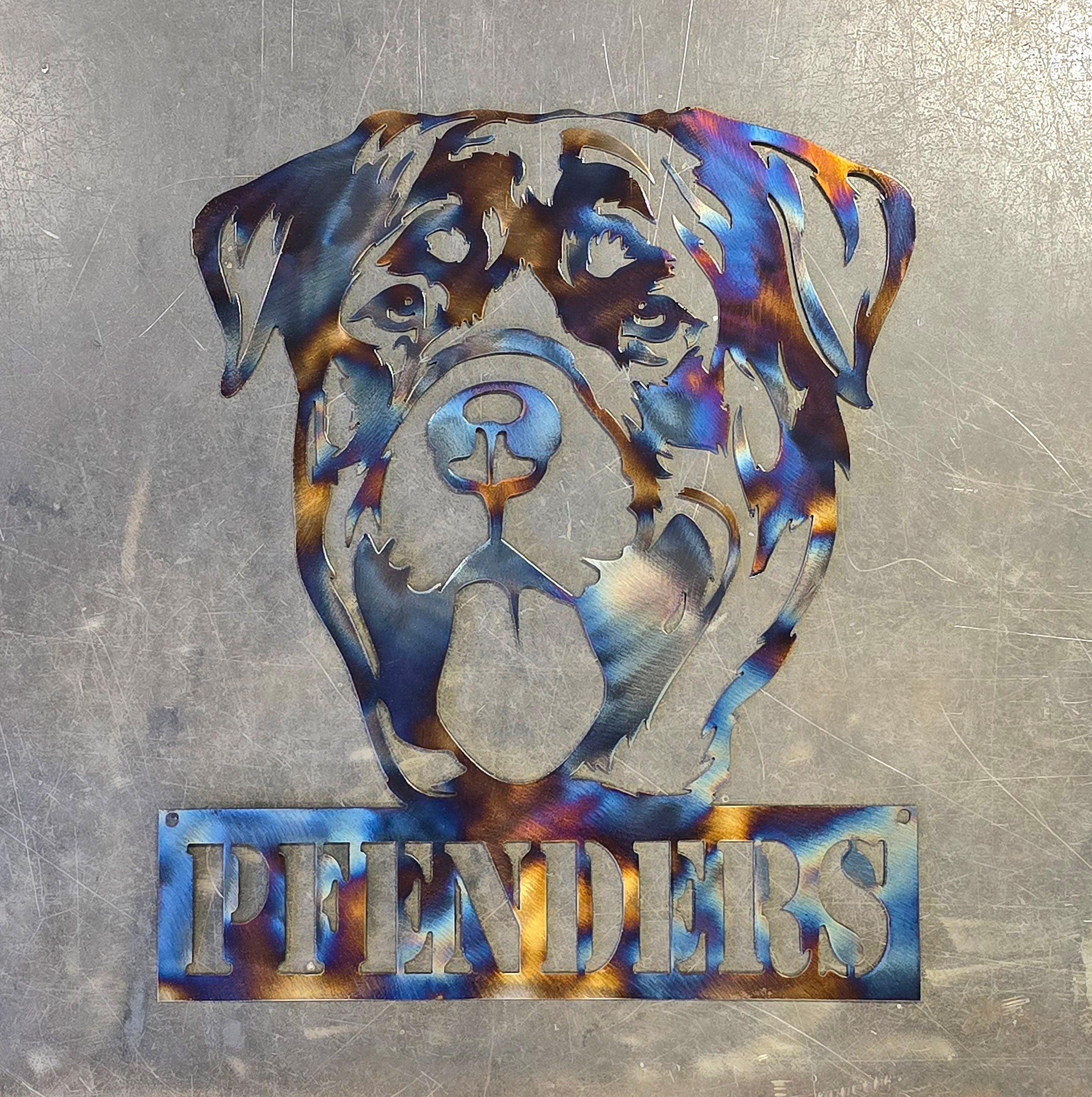 Rottweiler #2 Metal Art