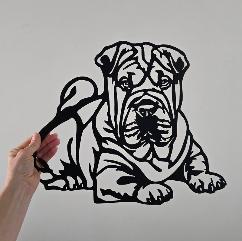 Shar Pei Metal Art