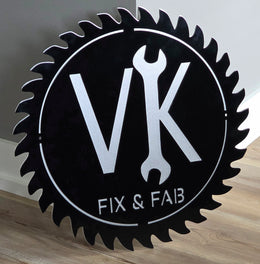 VK Fix and Fab saw blade logo by Elite Metalworking