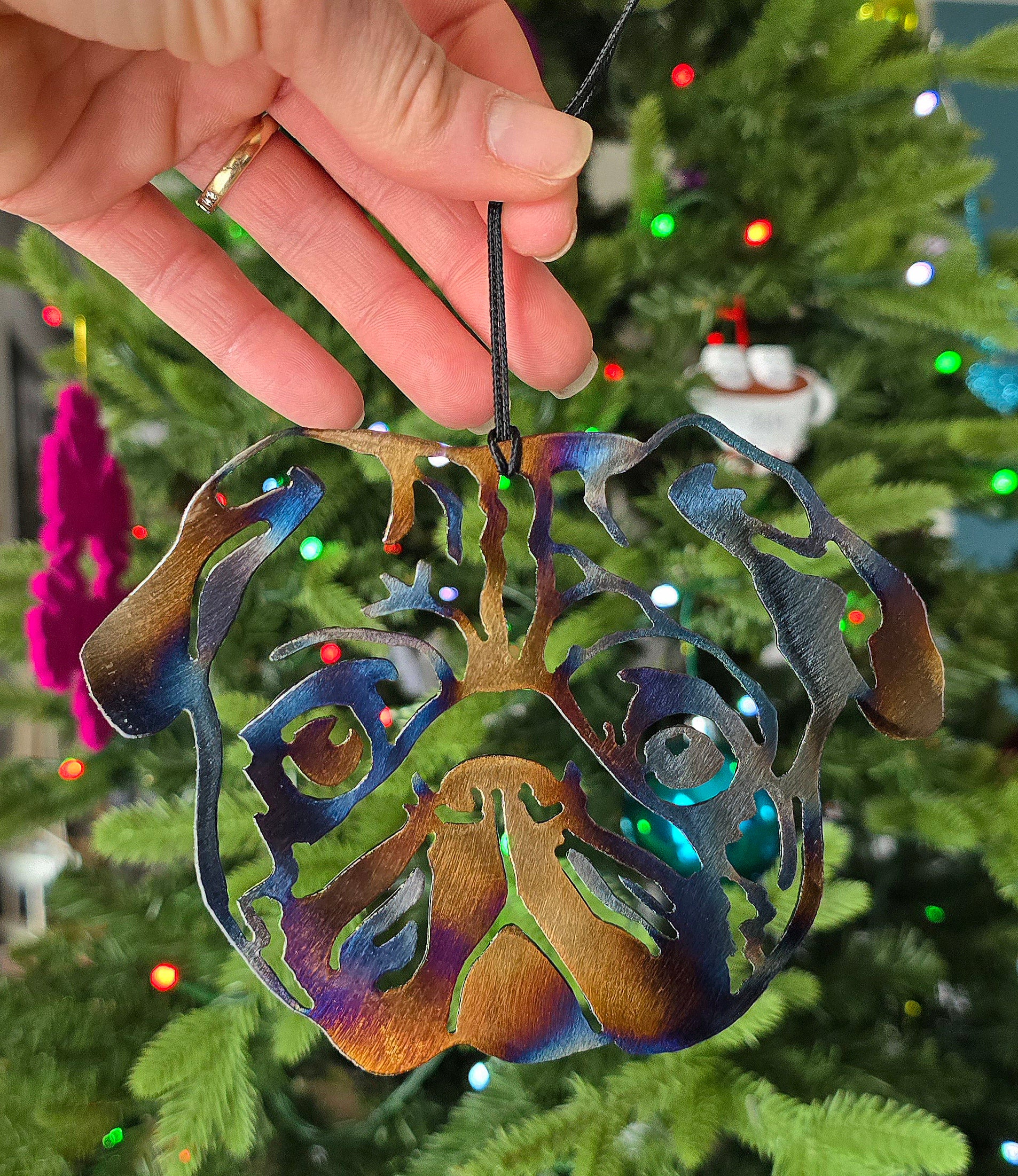 Pug #4 Ornament