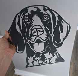 German Shorthaired Pointer Metal Wall Art