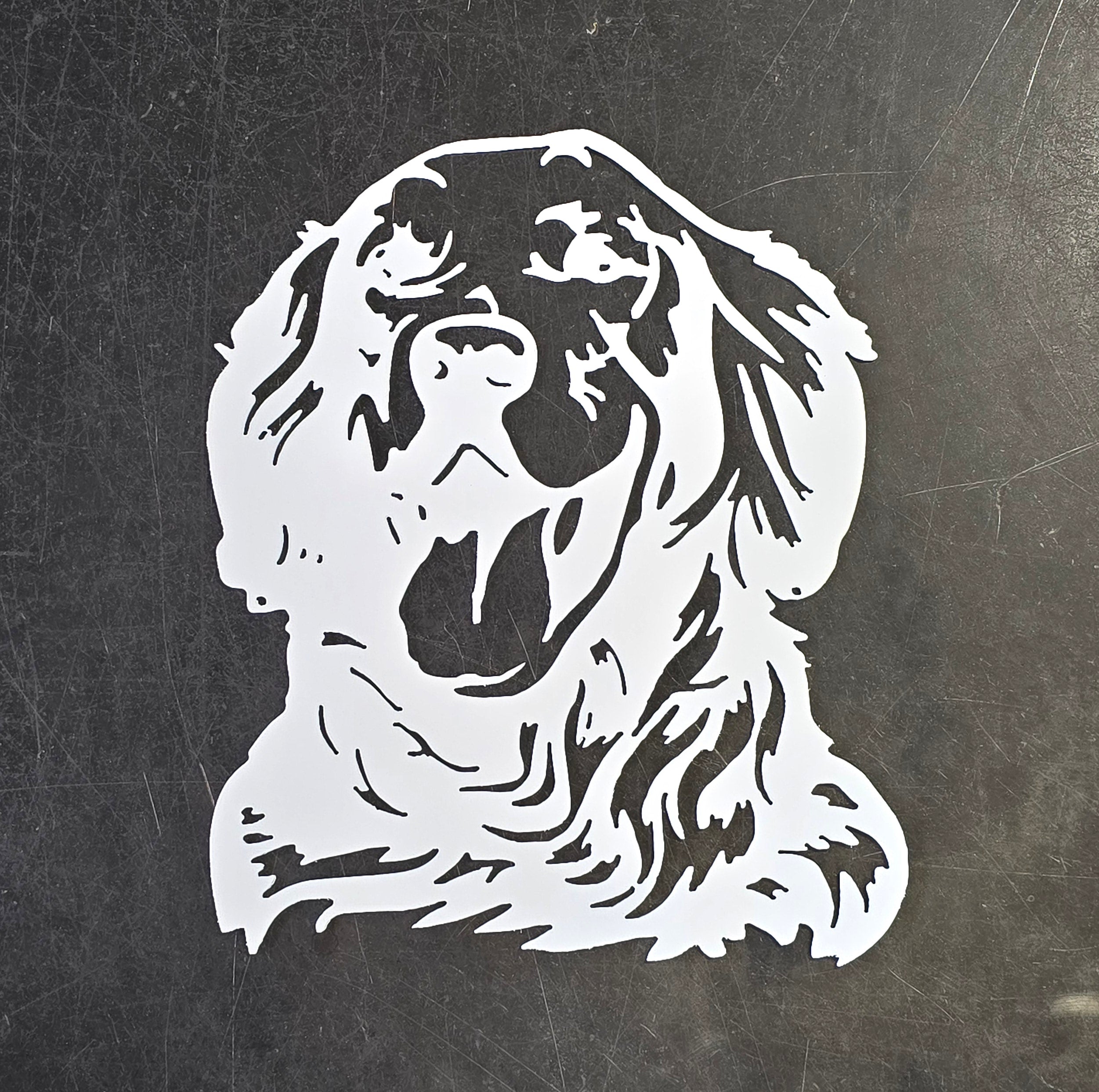 Golden Retriever #2 Metal Art