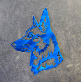 Belgian Malinois Metal Wall Art